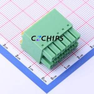 KF2EDGKNH-3.81-2*6P Plug-in Terminal Block P=3.81mm Connector ( Connector Type: Plug )( Construction: 2x6P )( Pitch: 3.81mm ) - Product Image 2