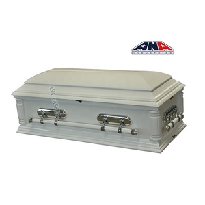 <span class=keywords><strong>ANA</strong></span> hecho en china funeral proveedor Blanco alto brillo bebé niño bebé ataúd de madera bebé ataúdes - Product Image 1