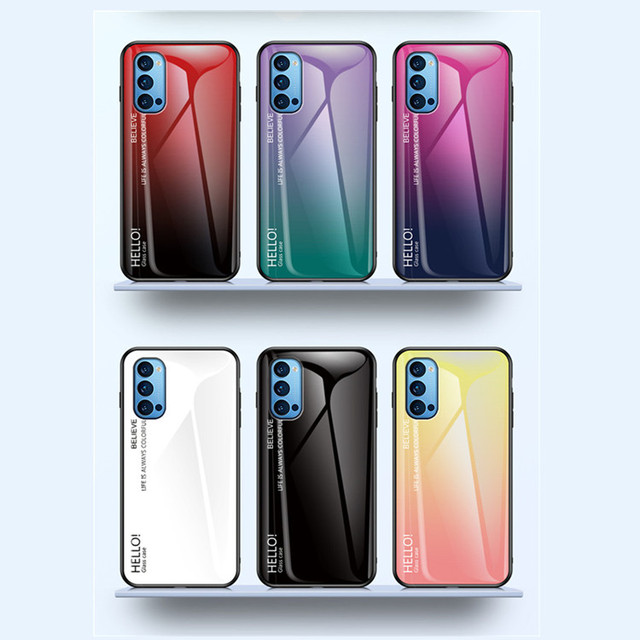 For Oppo Reno 6 Pro Luxury Phone case Marble Tempered Glass Soft Hard Back Cover Mobile Phone case for Oppo Realme 8 X7 Max 7