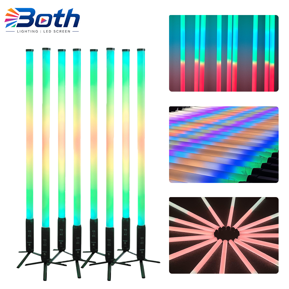 360 Degree Pixel LED Tube Light IP65 Waterproof RGBWA 5in1 Wireless Battery DJ Light