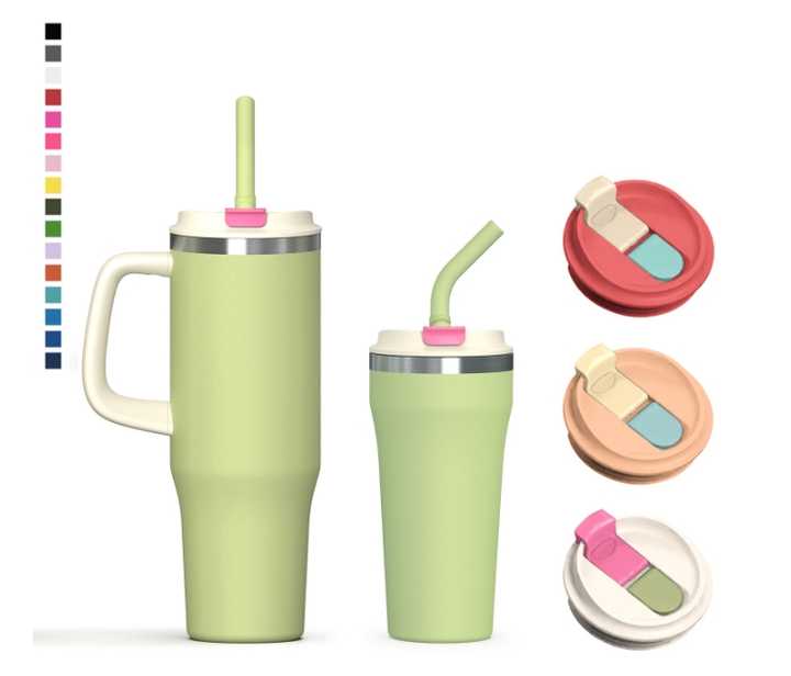 Double Wall BPA Free Stainless Steel Vacuum Insulated 40oz Water ...