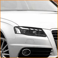 Pour Audi A4 A4L B8 8K Style RS, phares à double faisceau avec lentille de projecteur LED DRL, phares fumés noirs, accessoires 2008 2009 2010 2011 2012