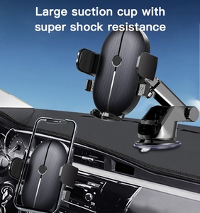 360 độ xoay có thể điều chỉnh xe điện thoại di động chủ phổ ABS + PC Bảng điều khiển ổn định điện thoại đứng - Product Image 3