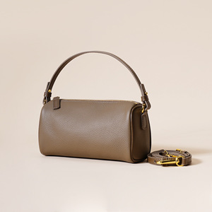 ODM&OEM 2026 Custom Wholesale Supplier Genuine Leather Zipper <b>Pillow</b> Shape Trendy New Design Crossbody Bags Women's Handbags - Product Image 3