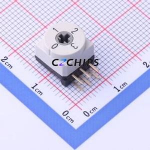 MDR-04H1 Rotary Encoder Switch Through hole Component (THT) Switch 4 True Code - Product Image 1