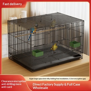 Jaulas de Acero Inoxidable para Pájaros, Uso en Interiores y Exteriores, Tamaño Grande para Periquitos, Loros y <span class=keywords><strong>Palomas</strong></span>, Tamaño Pequeño - Product Image 5