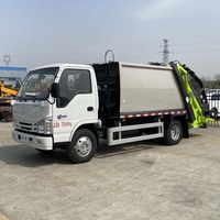 Camion à ordures Isuzu 4x2 5m³ avec compacteur de déchets