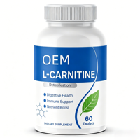 Comprimés de L-carnitine à base de plantes en gros (OEM/ODM) – 60 unités – Soutien digestif et immunitaire pour adultes, et complément pour la santé cérébrale