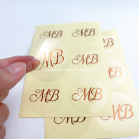 Stiker Label Botol Minyak Esensial Gulung Stiker Vinil Kertas Timah Cetak Kustom