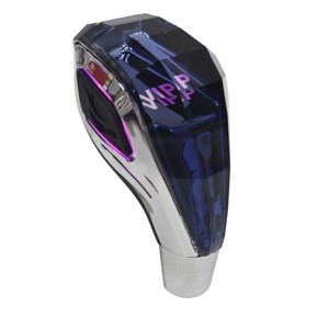 CARFU AC-959 Car Automatic Shift <b>Gear</b> <b>Knob</b> with Colorful LED Lights and Crystal Design ABS Material Fits Ravon - Product Image 4