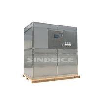 Machine à glace industrielle SINDEICE 3 tonnes/jour, réfrigérant R404a avec contrôle automatique pour bateaux de pêche/traitement des fruits de mer