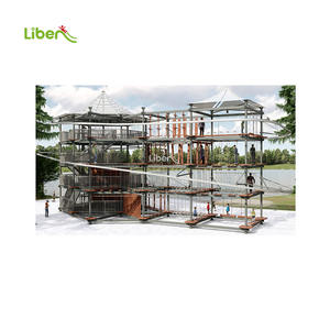 Circuito <span class=keywords><strong>de</strong></span> Aventuras al Aire Libre Forest Park, Circuito <span class=keywords><strong>de</strong></span> Obstáculos <span class=keywords><strong>de</strong></span> Cuerdas Altas Ninja Warrior para Niños, para Actividades Deportivas, Equipo <span class=keywords><strong>de</strong></span> Gimnasio en la Jungla - Product Image 1