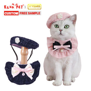 バンダナセット付き卸売ペットアクセサリー猫の帽子 - Product Image 6