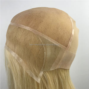 <span class=keywords><strong>Prothèse</strong></span> crânienne naturelle Médicale Mono Top Lace Front Cuticule alignée Cheveux bruts humains vierges Perruques blondes Femmes pour l'<span class=keywords><strong>alopécie</strong></span> - Product Image 5
