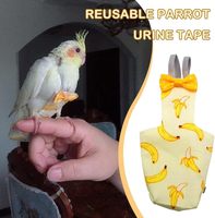 Couches lavables pour oiseaux, couches pour perruches, couches pour oiseaux avec nœud papillon, vêtements pour oiseaux, costume pour perruches, couches lavables pour oiseaux