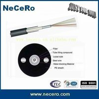 NECERO GYXY-Cable de fibra óptica negro a granel, no blindado, 12 núcleos, G652D GYXY