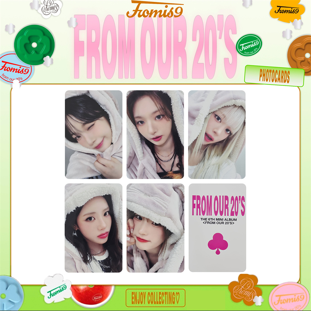 5Pcs/Set Kpop Fromis_9 FROM OUR 20'S New Album Lucky MS SW Ver