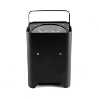 Projecteur LED PAR sans fil DMX512/WiFi 80W IP65 étanche, 6x RGBWA 5-en-1, pour événements extérieurs et scènes, batterie lithium-ion 13,2 Ah