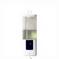 Dispensador de Jabón Líquido Automático de Pared Comercial, Recargable por USB, Activación por Sensor, para Uso Doméstico, Energía Eléctrica