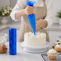 Sac à douille jetable en PE durable pour décoration de gâteaux, avec impression en gravure, pour emballage alimentaire - Vente en gros