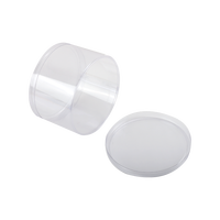Bocaux à bougies avec couvercle et boîtes emballage boîte de couleur emballage blister cylindre en plastique personnalisé