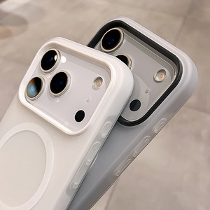 Funda Magnética de Lujo 2 en 1 a Prueba de Golpes para iPhone 17 Pro Max Air 16 15 14 Plus 13 12 11, Cubierta Magnética de TPU Líquido - Product Image 5