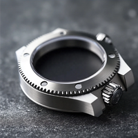 Montre intelligente personnalisée en acier inoxydable 316L, étanche et polie, pour hommes, accessoires de montre de luxe, usinage par électroérosion à fil CNC