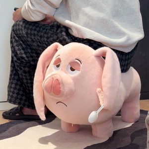 Silent stool pulley Flyable Sky Pig Mount Sky Pig Doll Sitting Board Cute Pig Stool Pulley - Product Image 3