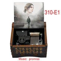 Vintage Silent Hill Spiel Holz-Spieluhr „Promise Melody“ zum Aufziehen – Geschenke für Freundin, Fans, Freunde, Familie, Geburtstag, Heimdekoration