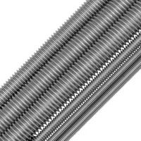 M4 Stainless Steel Threaded Rod 4mm Stud All-Thread Rod 1 Meter Length for General Fastening