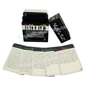 Jeu de cartes personnalisé avec impression couleur intégrale, <span class=keywords><strong>logo</strong></span> personnalisé, cartes de jeu à boire pour fêtes et coffret cadeau (Quantité personnalisable) - Product Image 6