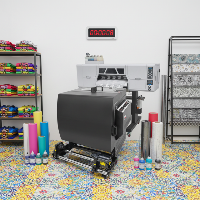 New Product I3200 Nozzle 24inch 60cm Automatic T-shirt Printing Machine with DTF Inkjet Ink