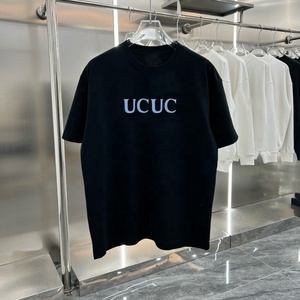 Nuove T-shirt Oversize di Lusso 2025 in Cotone Traspirante ad Asciugatura Rapida, Abbigliamento Estivo Unisex per Uomo e <span class=keywords><strong>Donna</strong></span>, Stile Streetwear Lavorato all'Uncinetto - Product Image 1