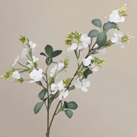 Künstliche Weiße Blumen für Brautpartys und Gartendekoration