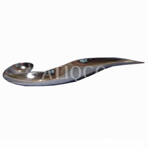 Ensemble de couverts en aluminium plaqué argent, design coréen moderne, manche long, pour la décoration de la maison, couteau élégant, cuillère intelligente, vente chaude - Product Image 3