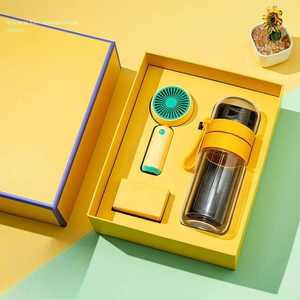 Hadiah <span class=keywords><strong>Promo</strong></span> pernikahan musim panas populer logo perusahaan kustom payung kipas tangan Mini Set Hadiah untuk tamu hadiah pesta ulang tahun - Product Image 2