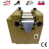 Broyeur à trois rouleaux de laboratoire DZJX en acier inoxydable avec rouleaux en céramique pour le chocolat, les pâtes alimentaires, les crèmes cosmétiques, le broyage ultra fin, test de mouture