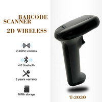 Tcang Factory Outlet T-3030 série 1D/2D 2.4G/Blue Tooth lecteur de codes à barres supermarché filaire sans fil Scanner de codes à barres