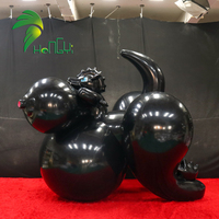 Poupée gonflable personnalisée en PVC noir lisse avec sph, jouet sexuel pour adultes gonflable