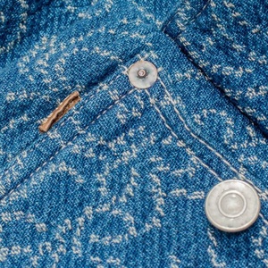 แจ็คเก็ตยีนส์แจ็คการ์ดหนานุ่มสไตล์สตรีทแวร์สุดเท่  แบบยูนิเซ็กส์ - Product Image 5