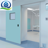 Porte coulissante hermétique électrique automatique avec capteur au sol pour salle d'opération et salle blanche d'hôpital