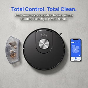 QV2L-SH, Aspiradora Robótica Inteligente con Navegación LDS, Limpieza Automática, Uso en Hoteles, Aspiradora Robótica Húmeda y Seca con Control por Aplicación de Teléfono Inteligente - Product Image 4
