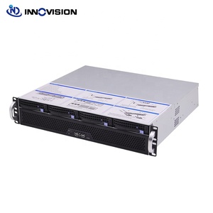 Linh Hoạt Siêu Ngắn 2U <span class=keywords><strong>Mini</strong></span> Case L400mm 4Bays Hotswap 2U Lưu Trữ Rack Máy Chủ Chassis Cho Nvr/<span class=keywords><strong>Nas</strong></span> - Product Image 2