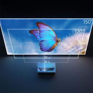 Newest <strong>Vankyo</strong> Vista T4 UST Laser <strong>Projector</strong> 4K UHD Smart Android Wifi DLP <strong>Projector</strong> 2000 ANSI Lumens Ultra Short Throw <strong>Projector</strong> - Product Image 3