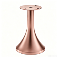 150mm Goldene Stahl-Dreieckmöbelbeine für Moderne Wohnzimmer-Esstische, Küchenmöbel, Sofas, Betten und Schränke - Robust und Einfach zu Montieren