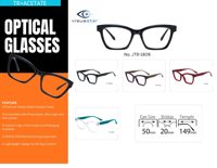 Montures de lunettes optiques carrées modernes en acétate TR, épaisses, à monture complète, unisexe, pour verres correcteurs, OEM ODM