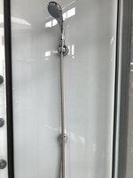 Cabine de douche simple et luxueux, nouveau meuble de douche avec panneau central en verre