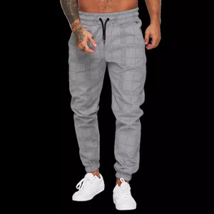 Pantalones de <span class=keywords><strong>Hombre</strong></span> a la Moda 2026, Pantalones Casuales a Cuadros, Pantalones Ajustados, Nueva Colección en Oferta - Product Image 3