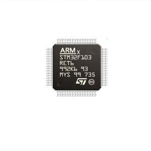 หน่วยความจำแฟลชขนาด 256 ถึง 512 กิโลไบต์ ชิ้นส่วนอิเล็กทรอนิกส์ BOM วงจรรวม IC STM32F103RET6 - Product Image 1