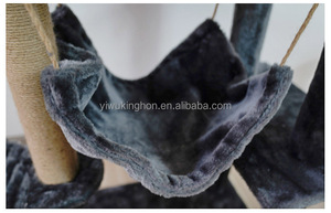 Árbol para Gatos Moderno de Alta Calidad, Estructura de Cactus Grande de Madera con Cuerda de Cáñamo y Sisal, Muebles de Felpa Suave para Gatos - Product Image 4